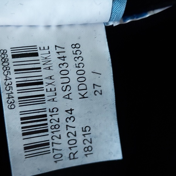 Mavi Jeans Black Coated Alexa Ankle Mid Rise Skinny Pants NWT - Picture 10 of 10